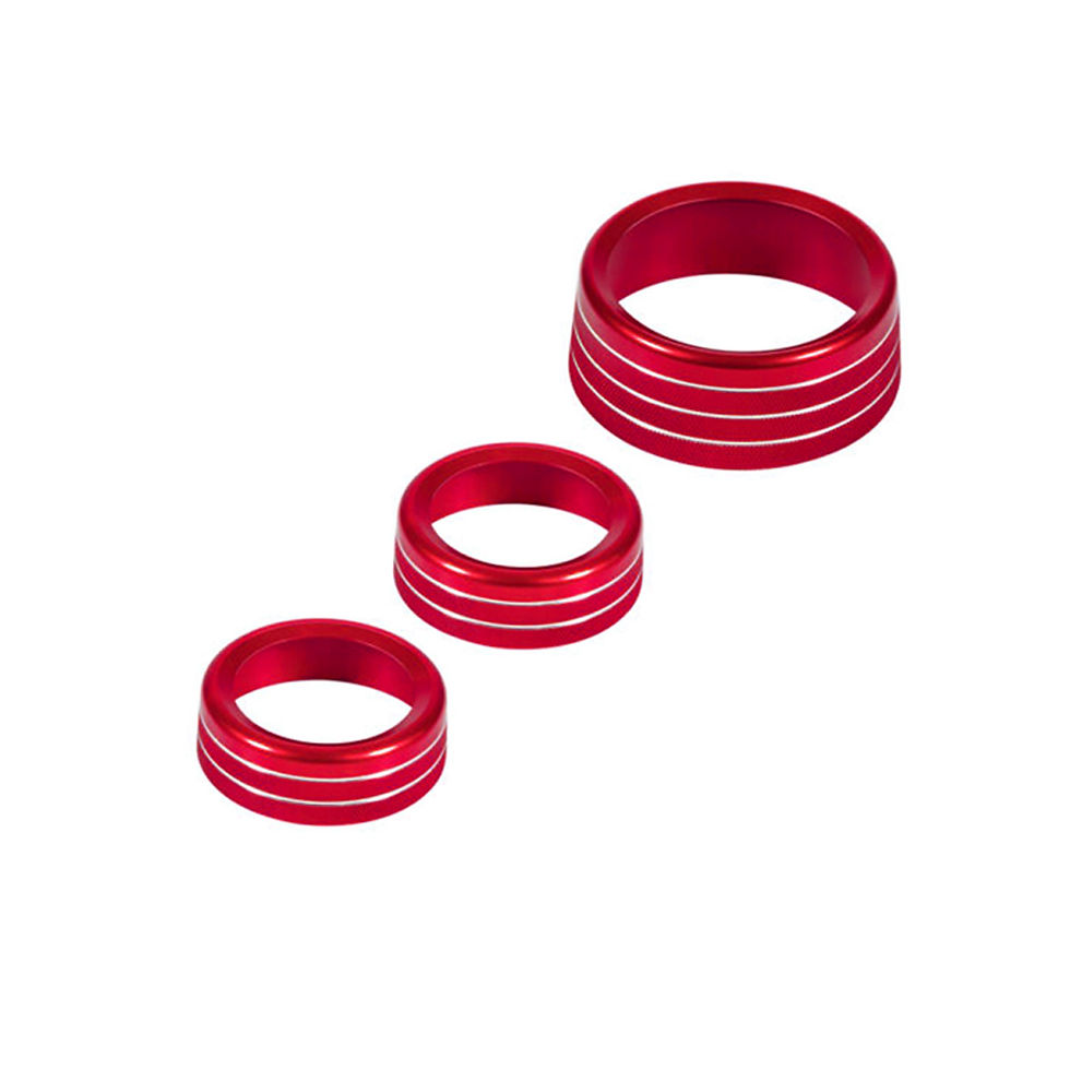 Thumbnail: 3Pcs For Jeep Grand Cherokee 2014-2021 Car AC Knob Air Conditioning Knobs Ring C