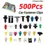 Thumbnail: 500/200/100PCS Mixed Auto Vehicle Fastener Bumper Clips Retainer Rivet Door Pane