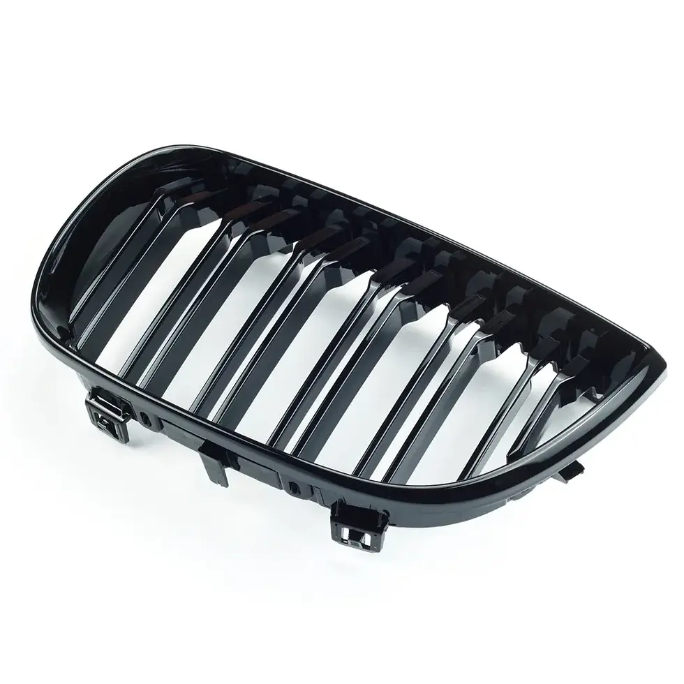 Thumbnail: GlossyBlack Car Front Kidney Grill Double Slat Racing Grills For BMW 1-Series E8