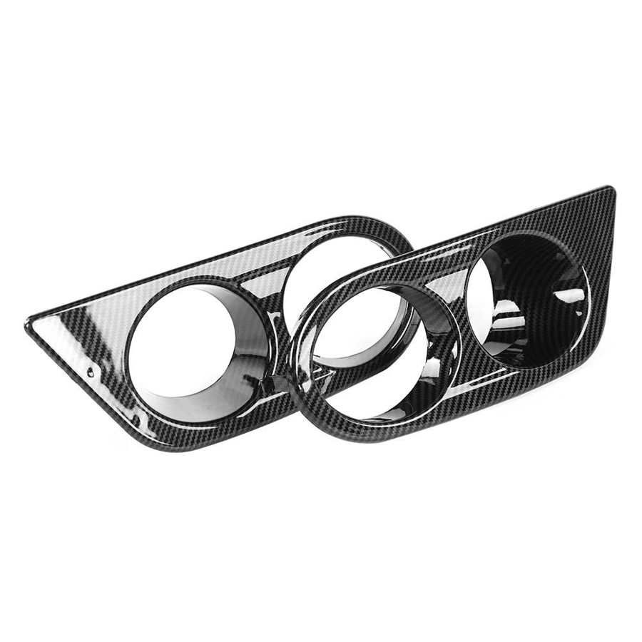 Thumbnail: 2pcs Light Cover light Lamp Front Foglight Cover Bumper Cover Car for Car Mainte
