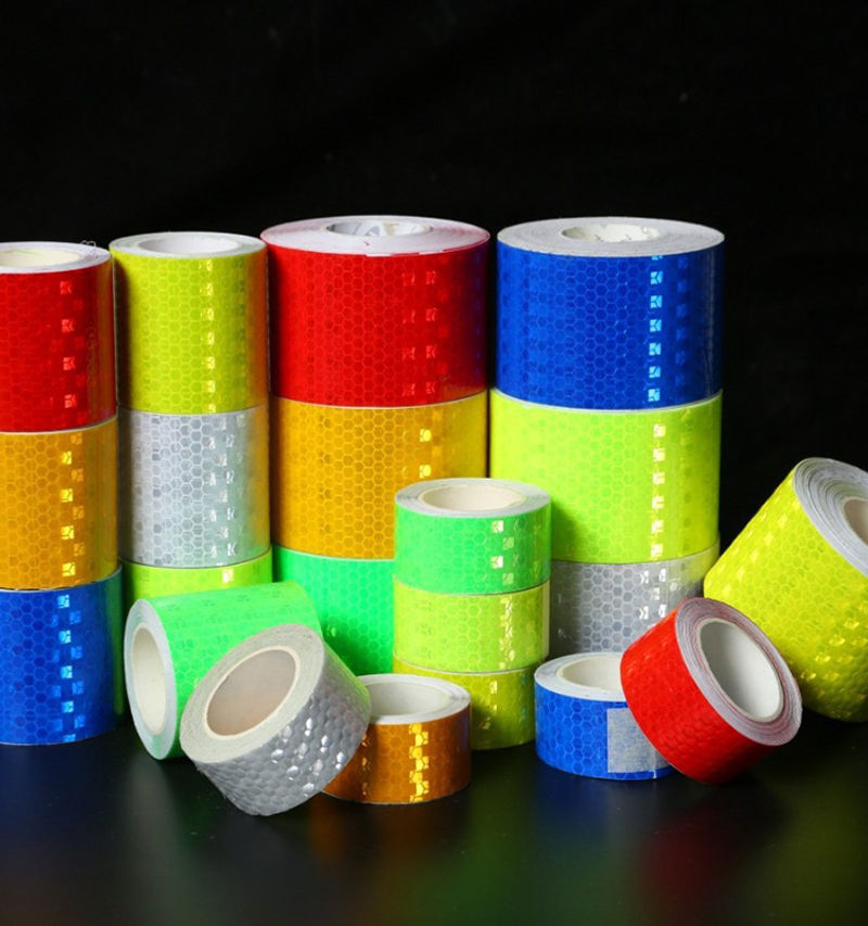 Thumbnail: 5cm 1/5/8/10/20m Reflective Tapes Reflectors Warning Tape Night Safety Sticker W
