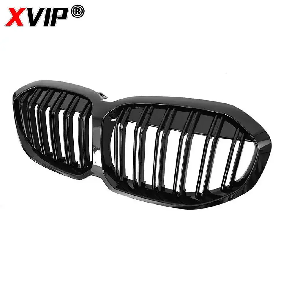 Thumbnail: XVIP 1 Pair M Color/Gloss Black Car Front Bumper Kidney Grill Grilles for BMW 1