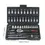 Thumbnail: 46pcs Car Repair Tool Kit 1/4-Inch Socket Set Car Repair Tool Ratchet Torque Wre