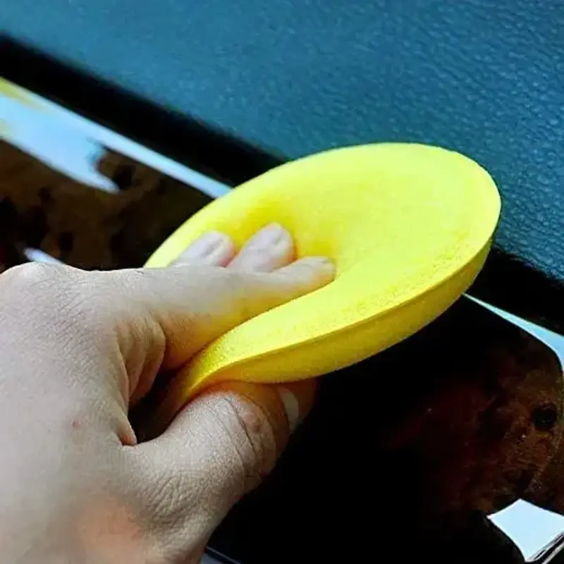 Thumbnail: Car Round High Density Waxing Polish Sponges Foam Applicator Pads Curing and Pol