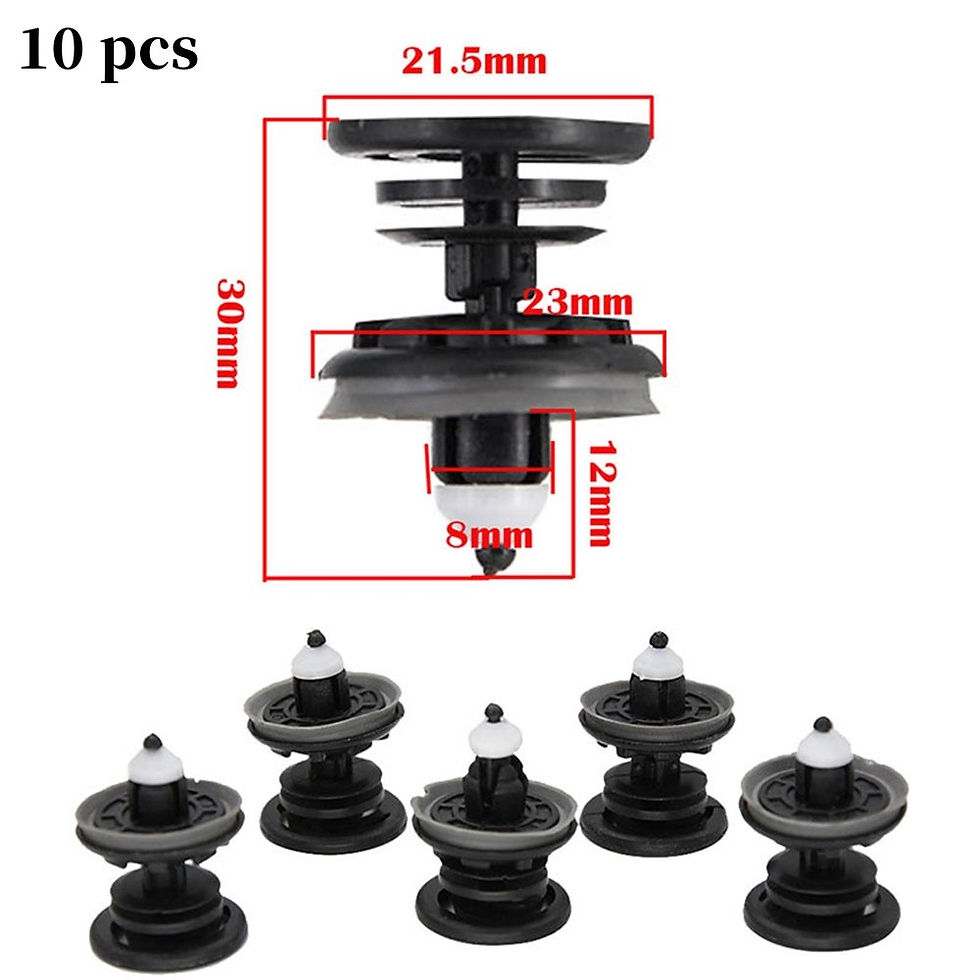 Thumbnail: 10x Interior Door Fasteners Trim Panel Card Clips For VW Volkswagen Touran Tigua