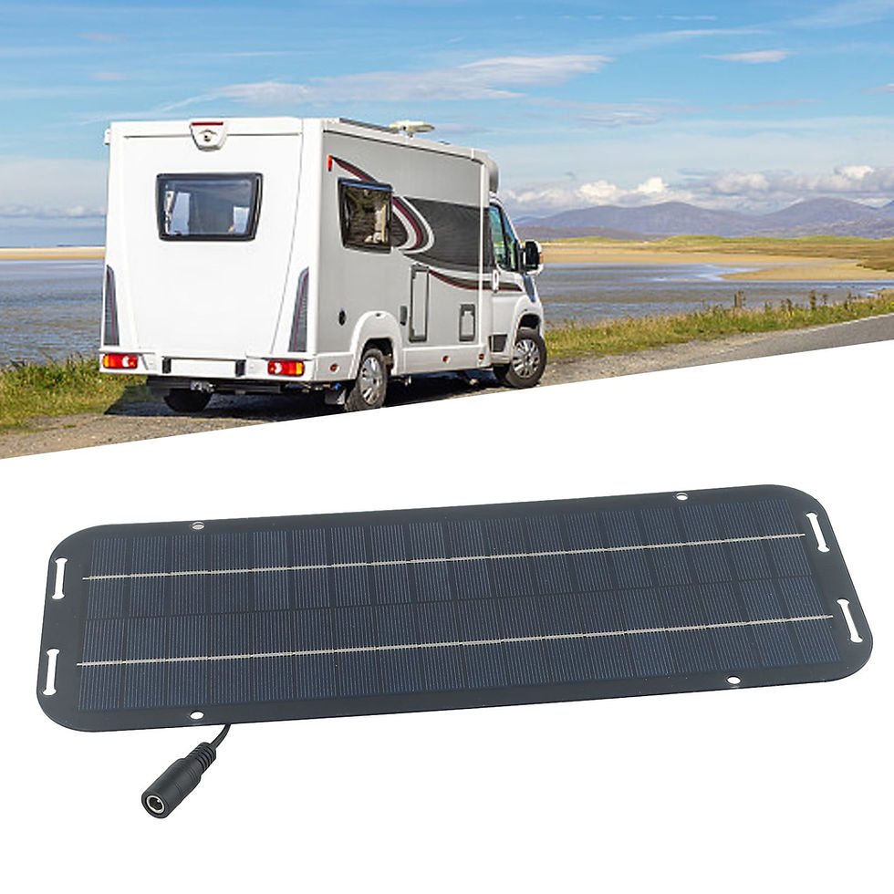 Thumbnail: HARFELL 60W Solar Panel 12V olt Trickle Battery Charger For Caravan Car Van