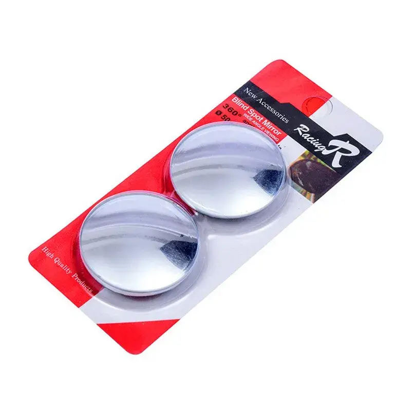Thumbnail: Waterproof Car Rearview Mirror with Rain Shield Cover Blind Spot Mirror Car Roun