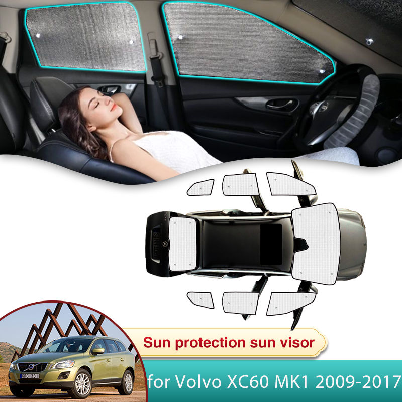 Full Car Sun Shade for Volvo XC60 MK1 2009 2010 2011 2012 2013 2014 2015 2016 20