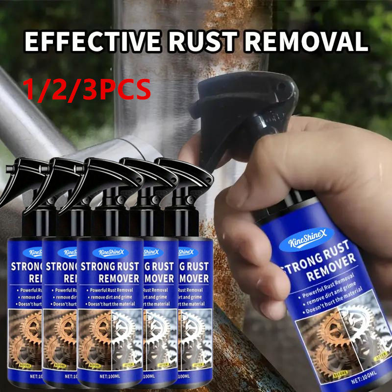 Upgrade All-Purpose Rust Remover Spray - 100ml, Fast-Acting Iron Oxidation Elimi