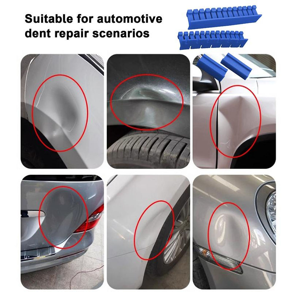 Thumbnail: Car Paintless Dent Repair Tool Puller Removal Kit 4pcs Car Dent Lifter Tool Car