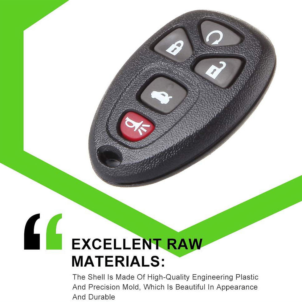 Thumbnail: SCITOO 1PC Key Fob Keyless Entry Remote fit for Chevy for Buick for Saturn ..