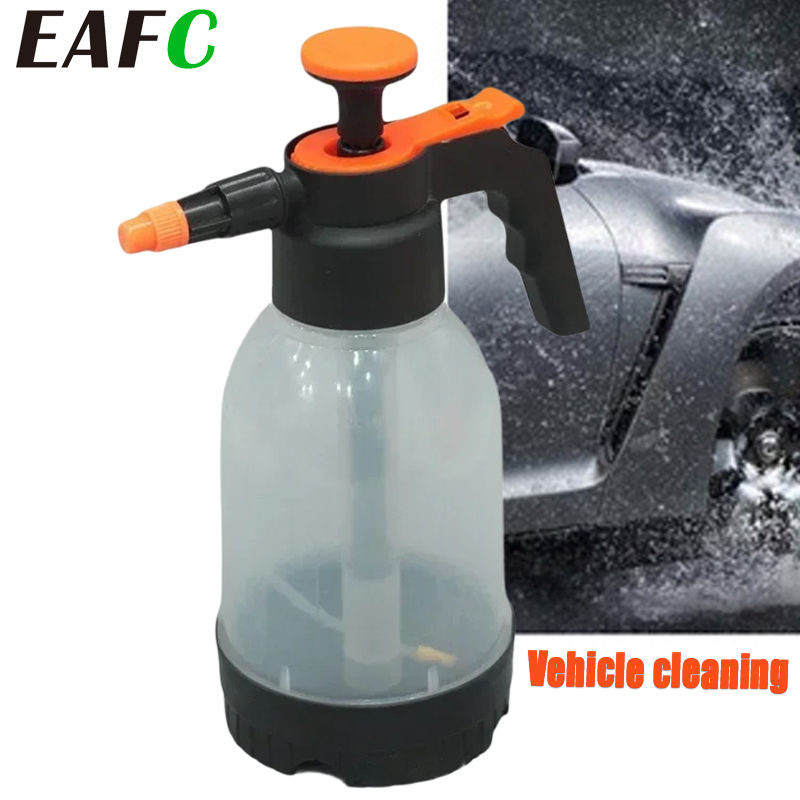 EAFC 1.2L Car Wash Spray Bottle Wash Can Hand-held Car Wash Watering Car Home Ga