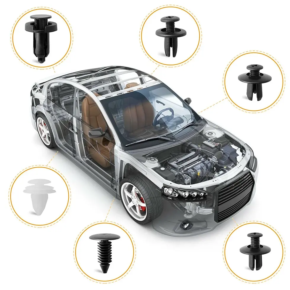 Thumbnail: 100pcs 6 Size Auto Car Fastener Clips Retainer Rivet Panel For Mini R53 Nissan N