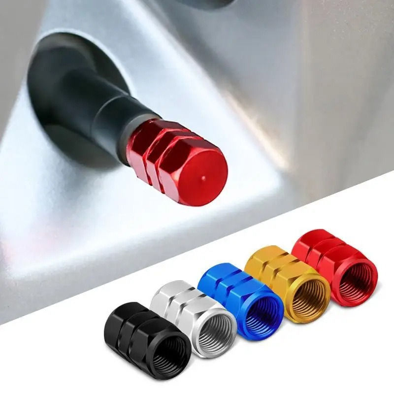 Thumbnail: 10PCS Aluminum Alloy Car Wheel Tire Valve Caps Tyre Rim Stem Covers Airdust Wate