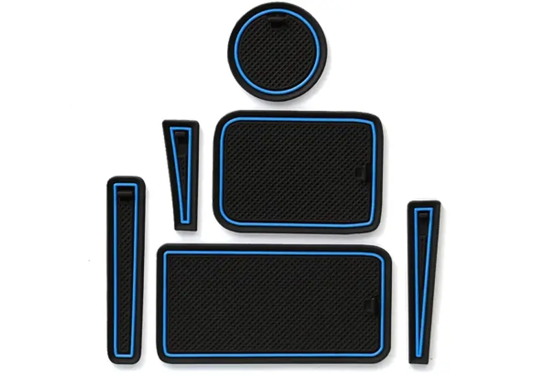Thumbnail: Anti-Slip Dust Gate Mat Cup Groove Pads for Honda S660 JW5 2015 2016 2017 2018 2