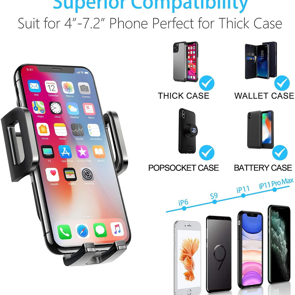 Thumbnail: Car Cup Holder Phone Mount Cell Phone Holder Universal Adjustable Cup Holde..