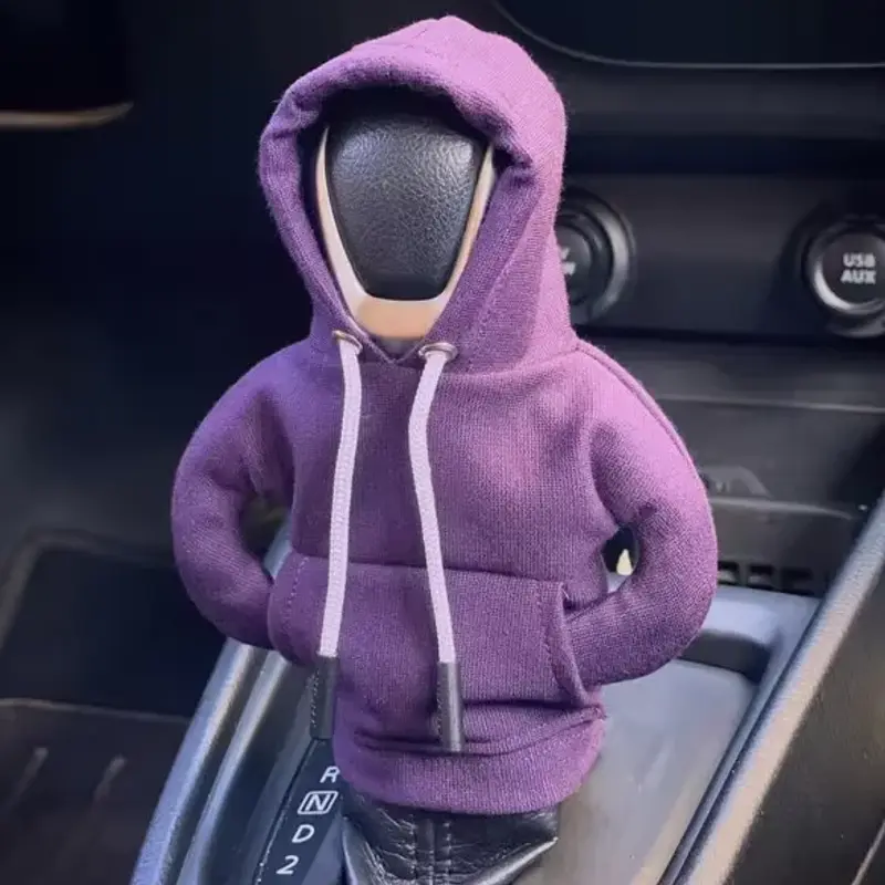 Thumbnail: Hoodie Universal Car Shift Lever Interior Decor Gear Shift Hoodie Cover Shift Co