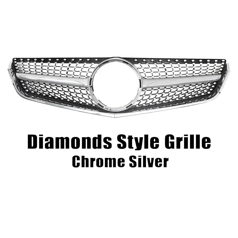 Thumbnail: XVIP Glossy Black GTR Style Upper Grille For Mercedes-Benz E-Class W207 E200 E25