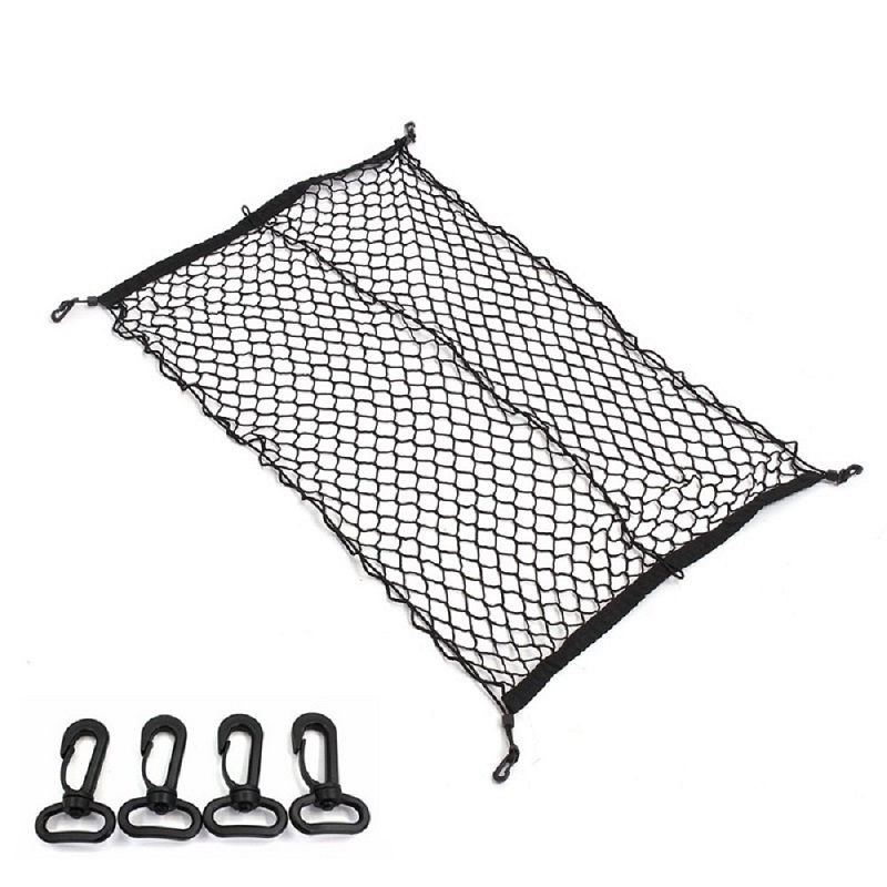 Thumbnail: 100x70cm Car Trunk Mesh Net Cargo Luggage Trunk for A4 B5 B6 B8 A6 C5 C6 A3 A5 Q