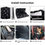 Thumbnail: Dog Car Seat for Small Dogs, Portable and Washable Puppy Dog Booster Seats for C