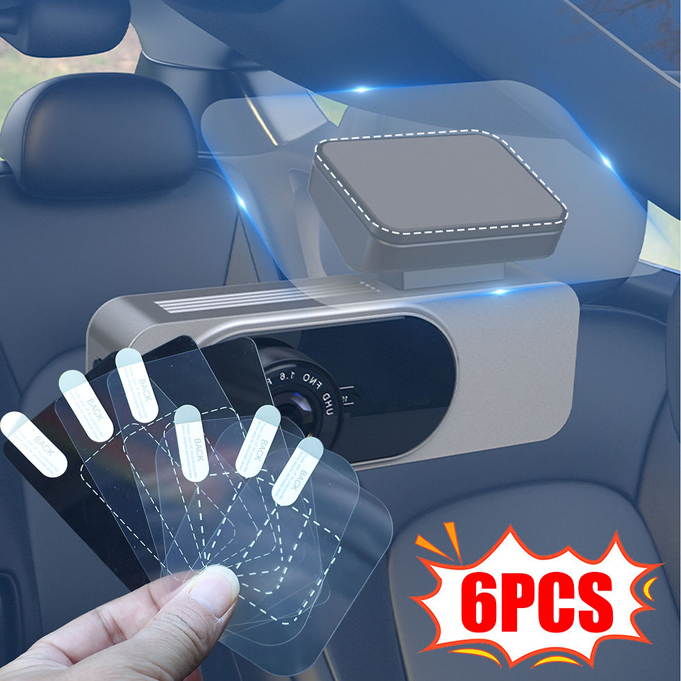 Thumbnail: 6pcs Dashcam Windshield Transparent Windshield Sticker Electrostatic Stickers fo