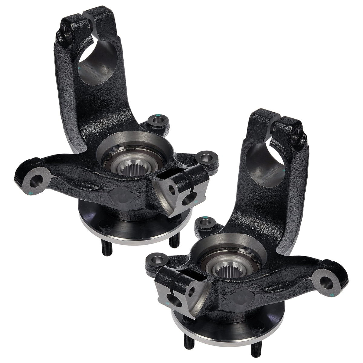 AutoShack Front Steering Knuckles and Wheel Bearing Hub Assembly 4 Lugs Set..