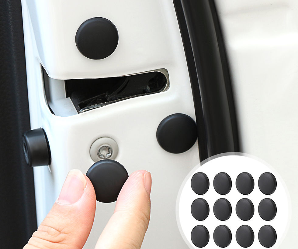 Thumbnail: 12pcs Car Door Lock Screw Protector Cover for Nissan Qashqai X-trail Tiida Juke