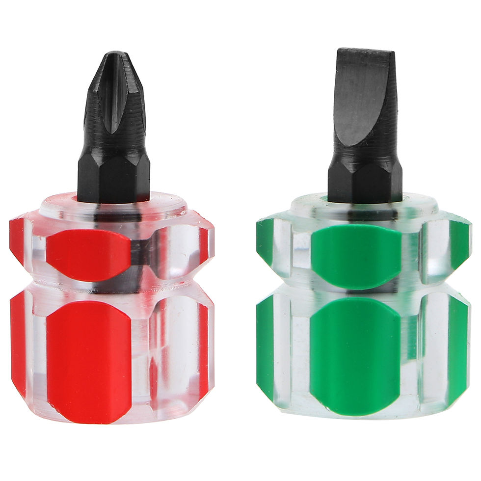 Thumbnail: Slotted Screwdriver Repair Hand Tools Mini Short Small Split Car Fender Repair T