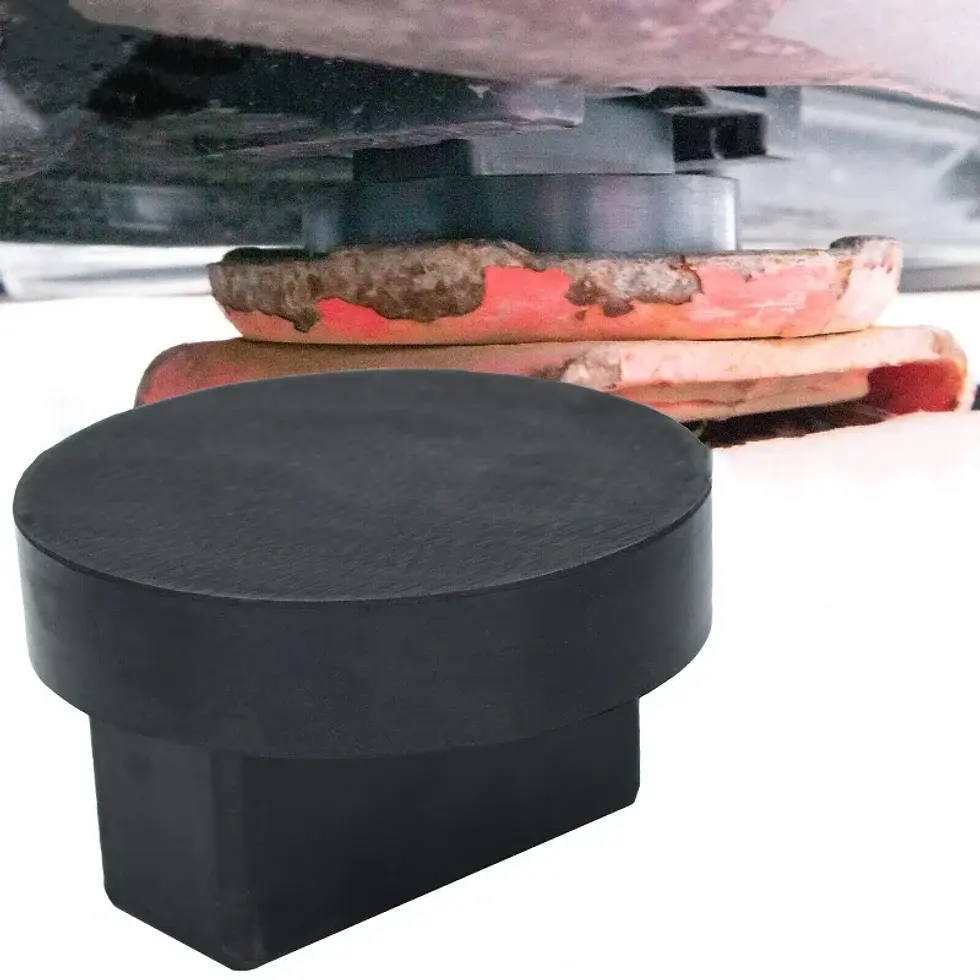 Thumbnail: Car Rubber Lift Jack Stand Pad Rubber Slotted Frame Adapter for Mercedes S CLK C