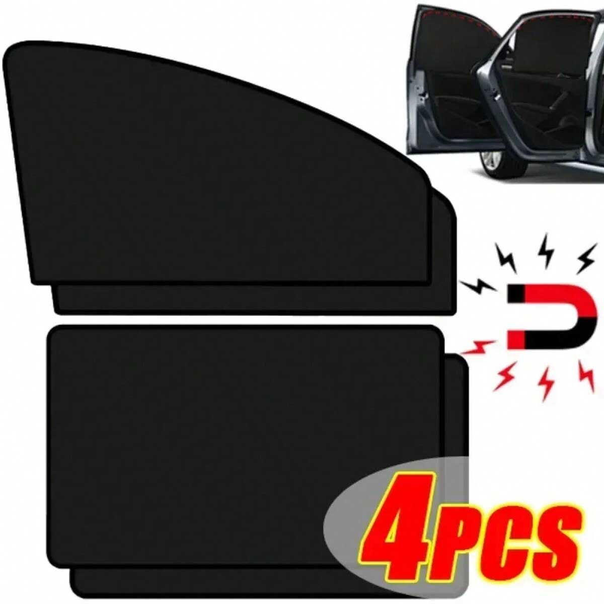 Magnetic curtain protectors, window visors, side window visors, UV protection, s