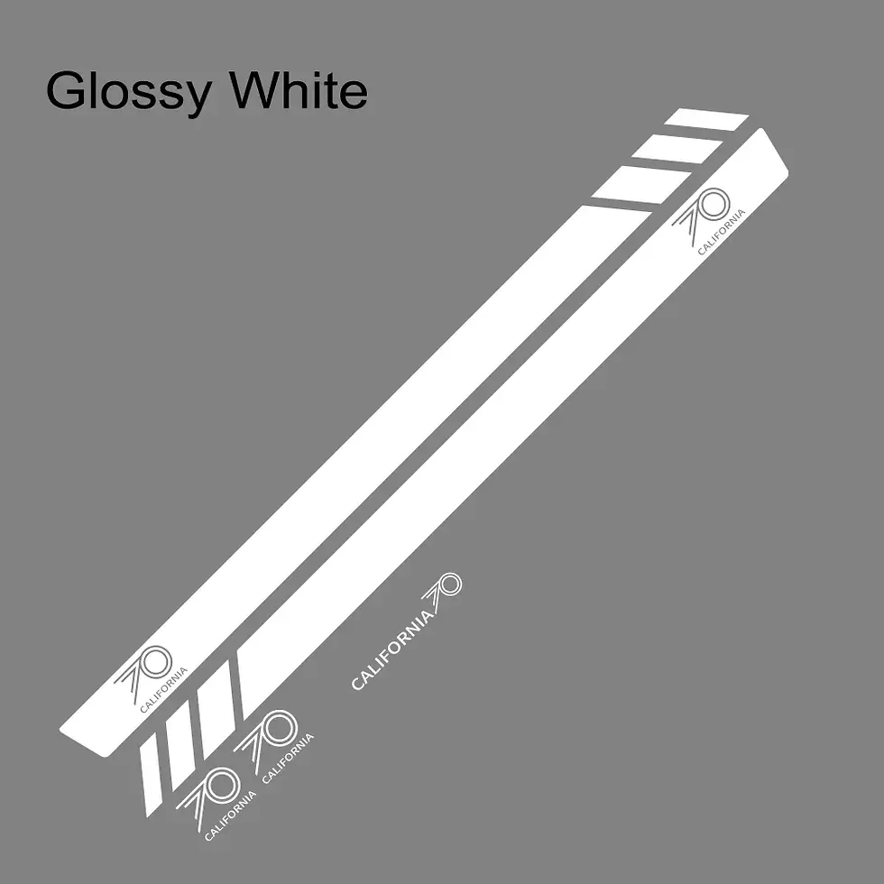 Thumbnail: Car Body Tuning Decor Stickers Side Stripe Decal Auto Exterior Accessories For V