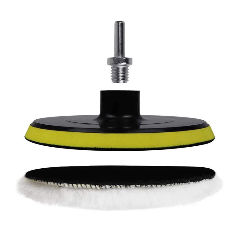 Thumbnail: 3/7/5inch CarPolishing Disc 8Pcs/Set Self-Adhesive Buffing Waxing Sponge Wool Wh