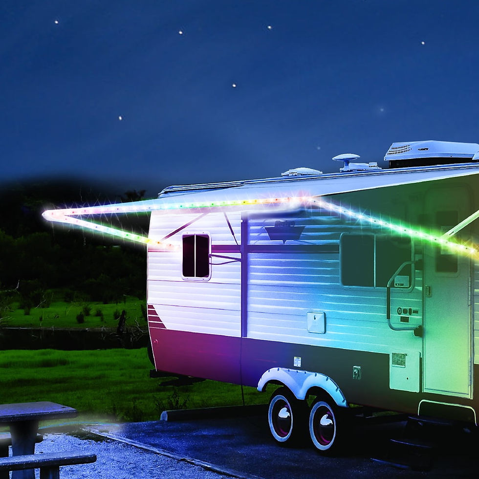 Thumbnail: Auto Drive 120 Volts Multicolor LED Strip Lights with Remote Control for RV