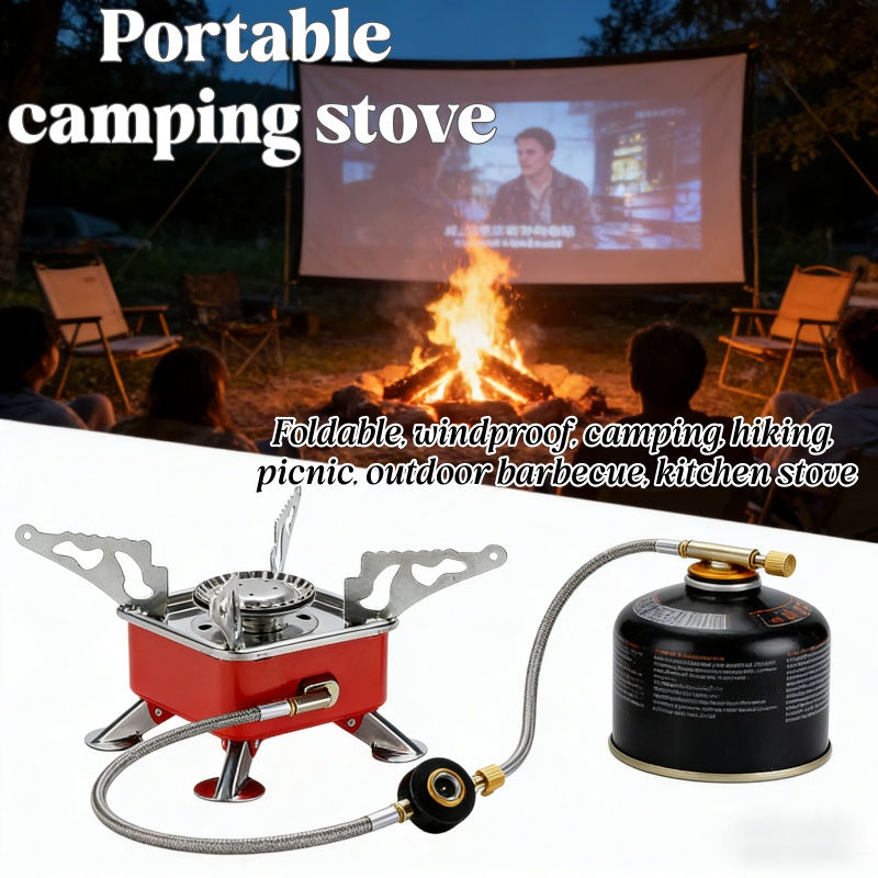 Portable camping stove, suitable forcamping, traveling, hiking, ultra-lightweigh