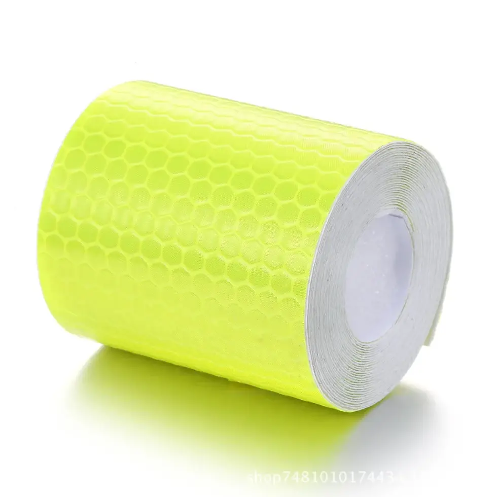 Thumbnail: Car Sticker Safety Warning Tape High Visibility Self Adhesive Waterproof White R