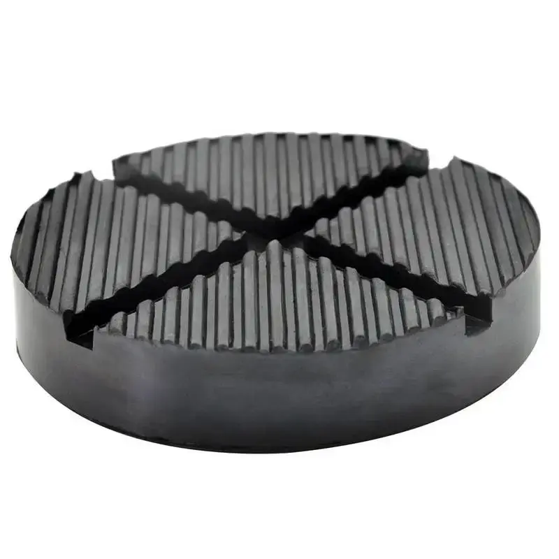 Thumbnail: Car Lift Jack Stand Pads Black Rubber Slotted Floor Pad Frame Rail Adapte Auto S