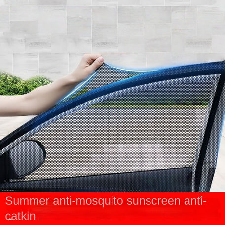 2pc Car mosquito screen, window curtain, car mosquito net, car interior sunshade