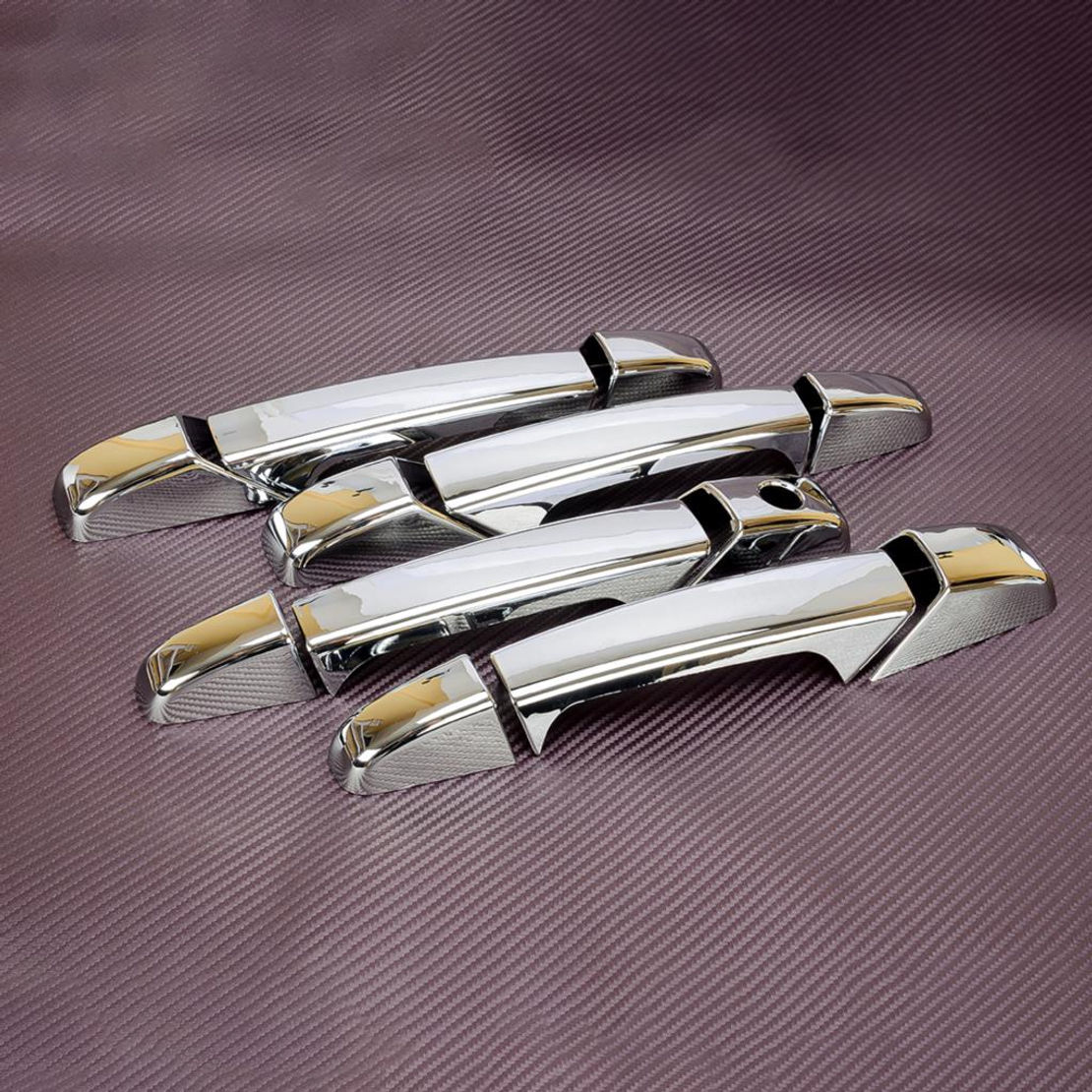 12Pcs/Set Exterior Outside Door Handle Covers Trim Fit for Chevrolet Silverado A