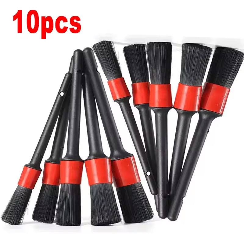 10pcs Detailing Brush Set Car Brushes Car Detailing Brush For Auto Cleaning Dash