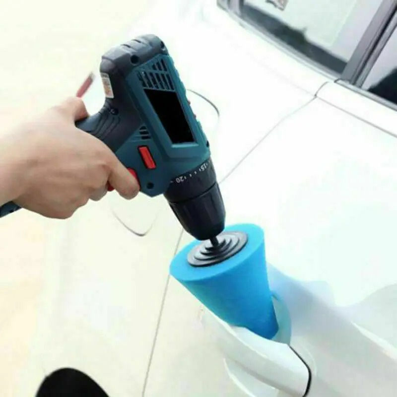 Thumbnail: New Auto Wheel Used For Electric Drill Burnishing Ball Polishing Cone Set Car Hu
