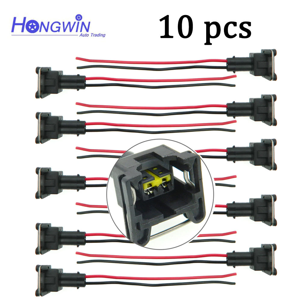 x5/10 Fuel Injector Connector Wiring Plugs Clips Boost Solenoid Valve Fit EV1 OB