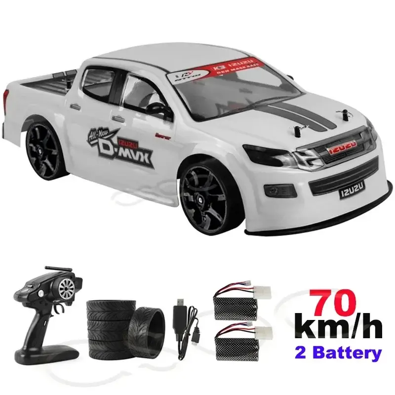 Thumbnail: RC Racing Drift Cars 70 Km/H 1/10 Remote Control 4WD Toys