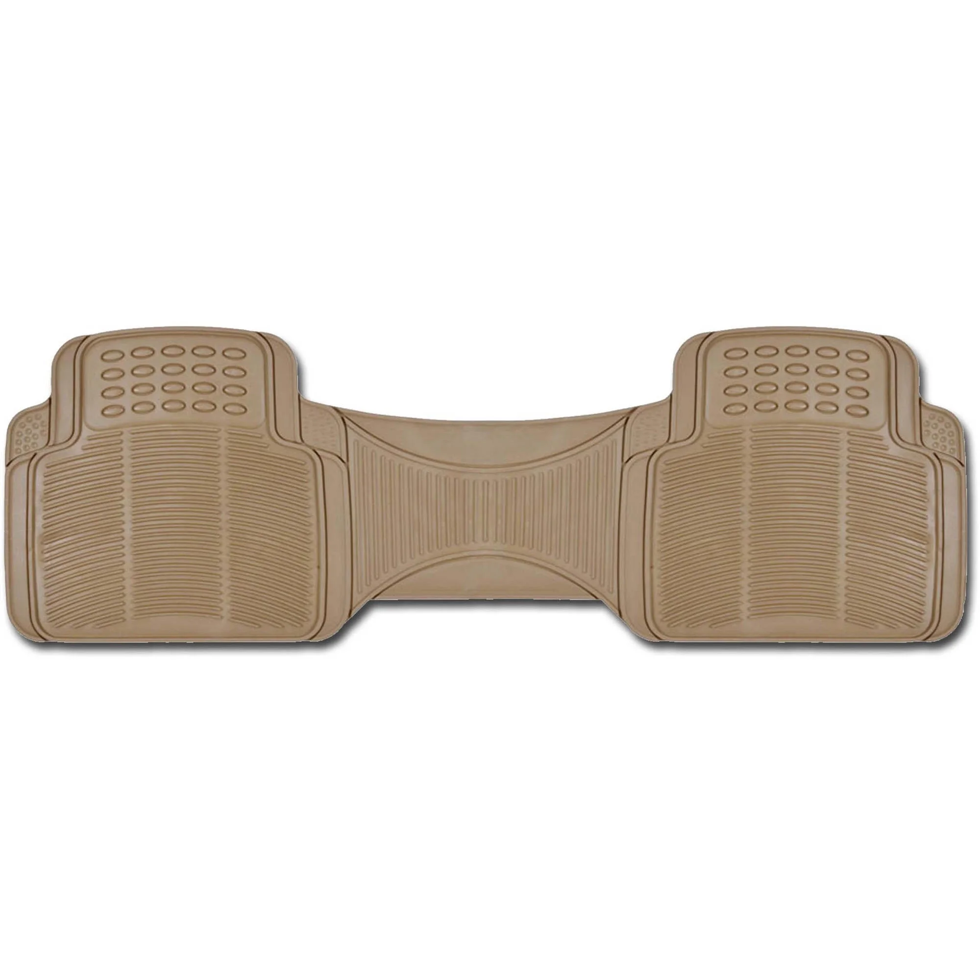 1-Piece Ridged Rubber Floor Mats Car SUV, Van and Truck Trimmable Liner