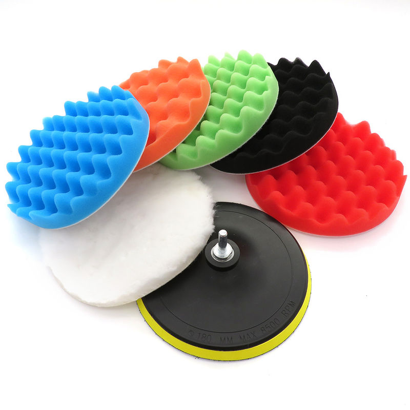 Thumbnail: 7Pcs Buffing Pad Set Thread 4/5/6/7inch Auto Car Repair Polishing pad Kit for Ca