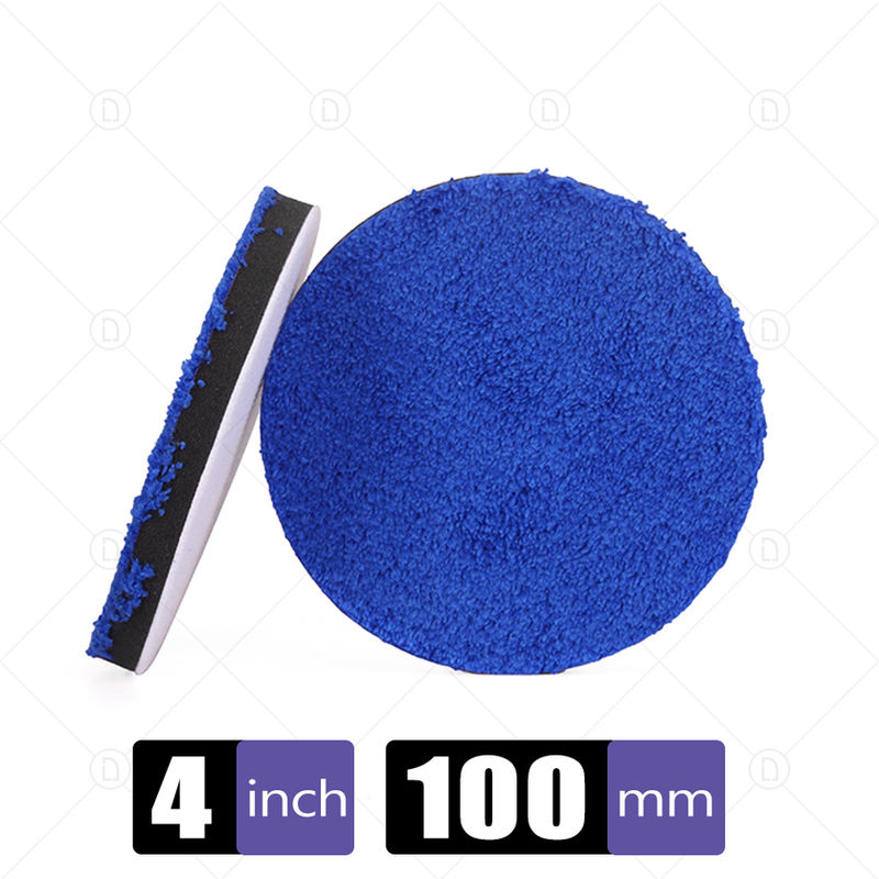 Thumbnail: 3/4 /5/6/7 Inch Car Polish Pad Disc Imitated Wool Soft Polishing Backing Buffing