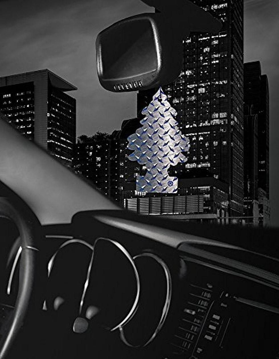 Thumbnail: Little Trees Pure Steel Air Freshener, (Pack of 24)