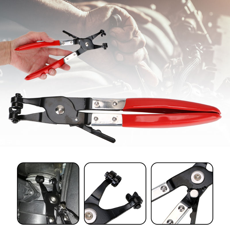 Thumbnail: Auto Pliers Removal Tools for Water Pipe Hose Flat Band Ring Tube Clamps Repair