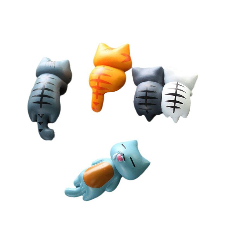 Thumbnail: 6Pcs Car Decoration Cat Rotate Head Doll Kitty Creative Auto Ornaments Toys Cat