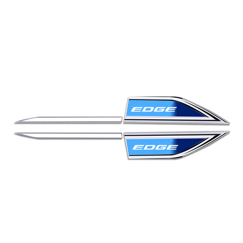 Thumbnail: Car Body Protective Metal Sticker Car Fender Side Blade Badge For Ford Edge 2015