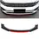 Thumbnail: Sharp Gloss Black Red Tongue Front Bumper Lip Chin Spoiler Splitter Diffuser Bod